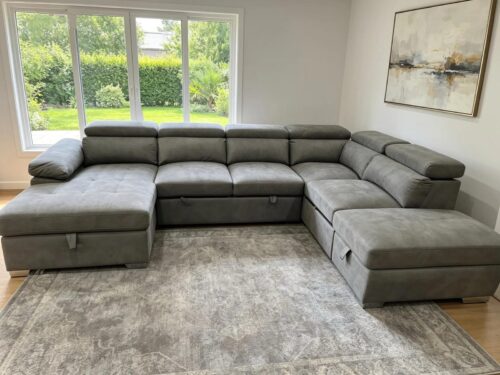 Ibiza 2 Seater Sofabed 2XOttomon With LHF/RHS Chase